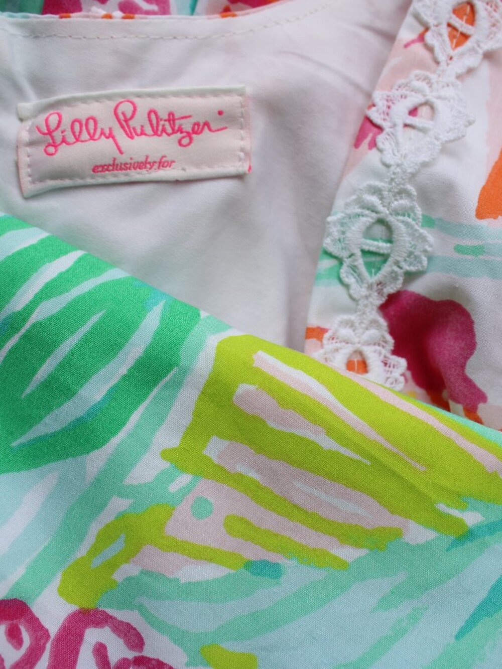 Lilly Pulizer Rare custom maxi dress gown ORCHID caftan tunic kimono Lace trim S - Picture 10 of 10